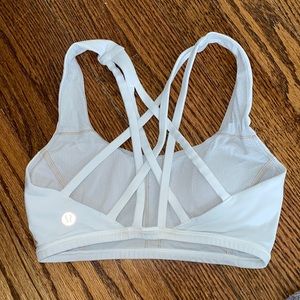 lulu strap back sports bra